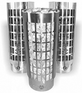 Электрокаменка "СФЕРА" ЭКМ-7 (корпус из нерж. стали) встроен пульт управл.